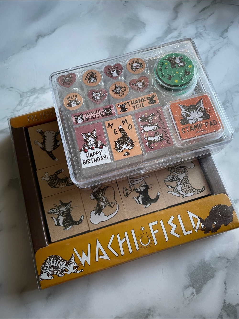 Dayan the Cat WachiField - used and unused stamps LOT